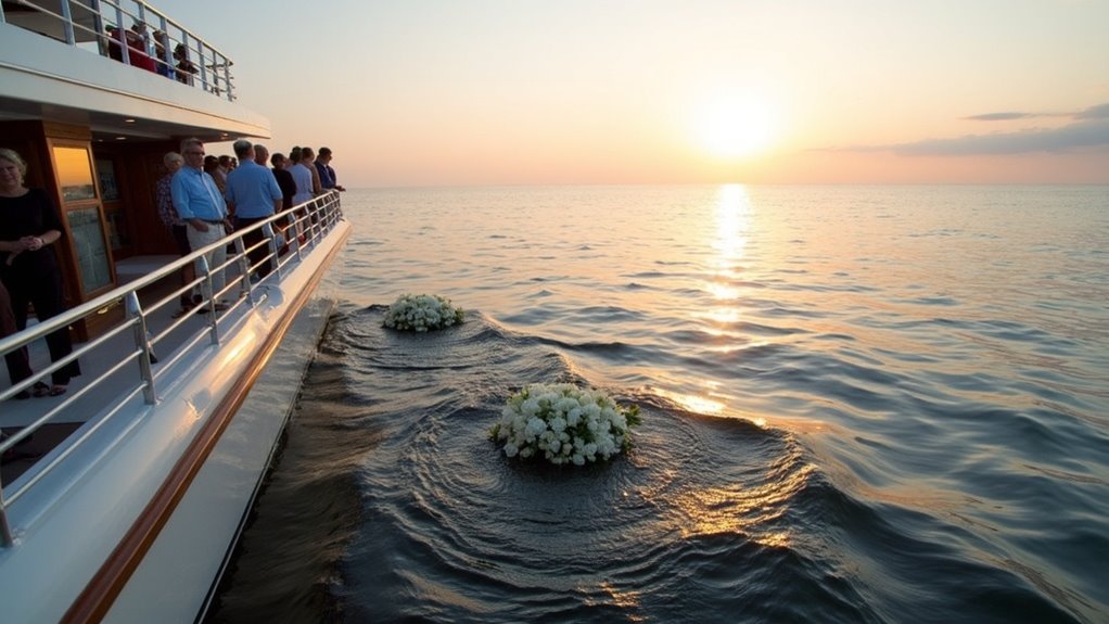 memorial ceremony at sea memorial ceremony at sea