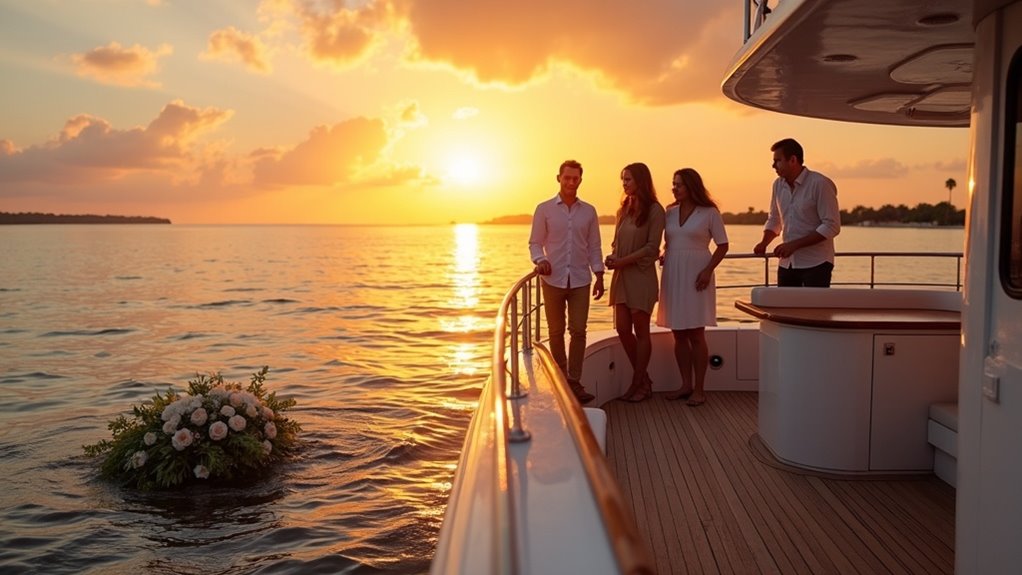 memorial service at sea