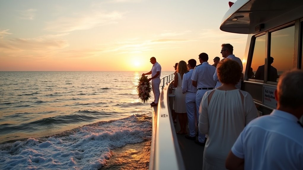 ocean memorial service experience