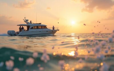 Memorial Ceremony At Sea in Madeira Beach FL by Still Waters Charters