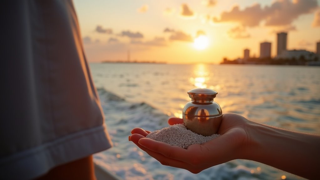 pet burial sea memorial