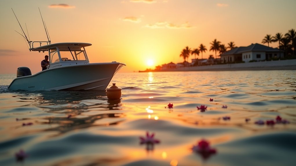 serene coastal memorial services